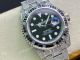 Swiss Replica Rolex Submariner 2836 Iced Out Watch Stainless Steel Black Diamond Bezel (2)_th.jpg
